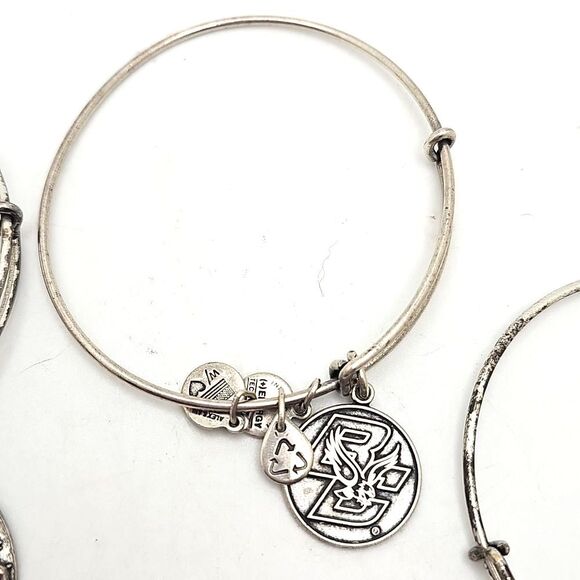 Bracelets by Alex and Ani set Silvertone and Goldtone Hardware - Picture 5 of 6